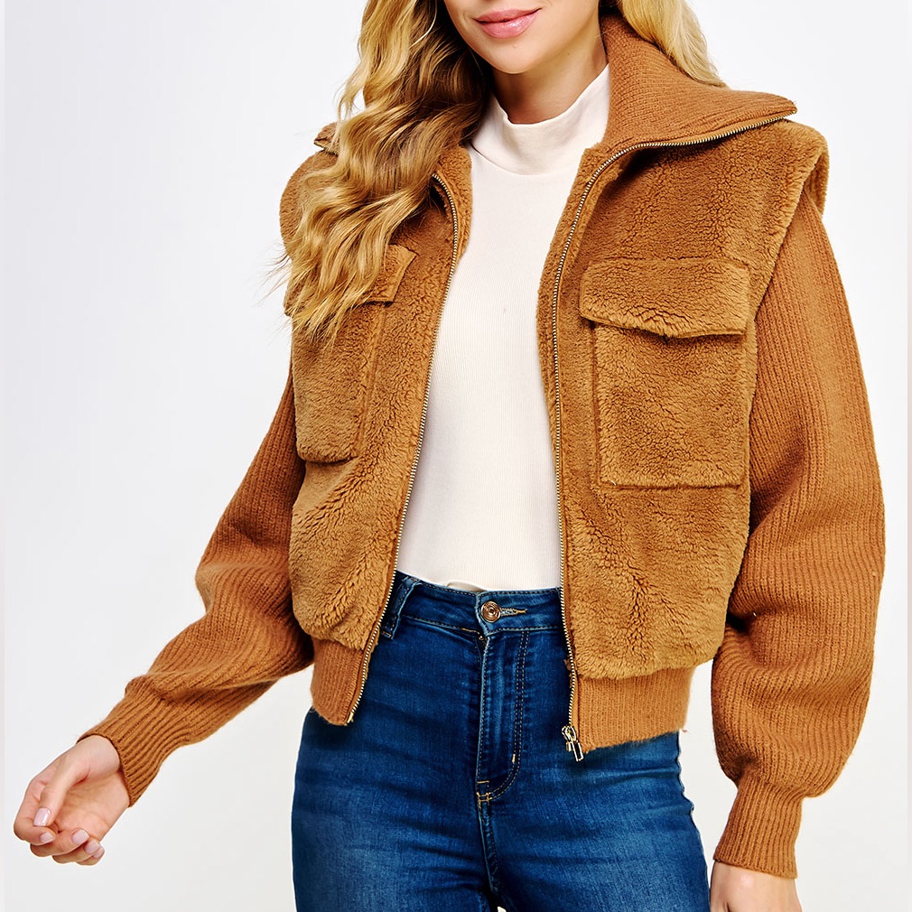 Knit Collared Jacket